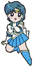 A gif of Sailor Mercury!